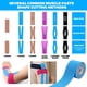 thumbnail image 4 of Cinta kinesiológica precortada, cinta deportiva terapéutica elástica para rodilla, hombro y codo, alivio del dolor, impermeable, sin látex, 4 of 5