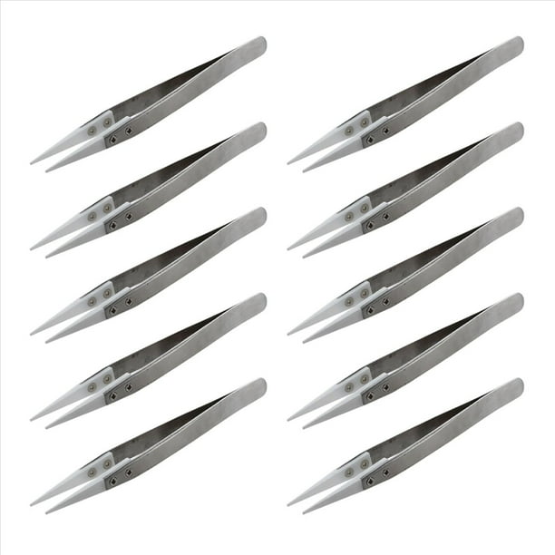 10X Pinzas Ceramicas - Resistente Al - Punta Estrecha