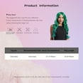 thumbnail image 7 of Mufeng Women's Gradient Long Curly Hair Wigs Lolita Anime Cosplay Wigs Colorful Body Wave Wigs Type B One Size, 7 of 7