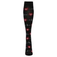 thumbnail image 4 of Wellfit Women's Mushrooms Bamboo Blend 8-15 MMHG Graduated Compression Socks, 9-11, Rosin, 4 of 4