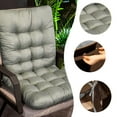 thumbnail image 6 of Rocking Chair Cushion Indoor,Outdoor Lawn Chair Cushions,Non-Slip Chair Back Cushion,Low Back Tufted Extra Thick Patio Wicker Seat Cushion with Ties for Outdoor Furniture, 6 of 9