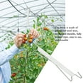 thumbnail image 3 of Pack Of 15 Tomato Hanging Hooks Tomato Hooks Greenhouse Hanging Seedlings 15m Rope Long Hook Falling Vines Hanging Seedlings - Notes For Ordering: White Minimum 450 Pieces, 15m, 3 of 8