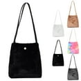 thumbnail image 2 of Bucket Bag Fashion Creative Plush All-match Shoulder Purse Shoulder Handbag, 2 of 10