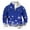 Blue, variant on successthop Mens Christmas Sweatshirt Snow Quarter Zip Long Sleeve Sweater Pullover Top with Pocket Streetwear 3XL