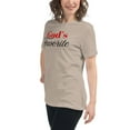 thumbnail image 3 of God’s Favorite Women’s T-Shirt, Religious graphic tees, Women Tshirt Graphic,  Women T Shirts Short Sleeve  (Heather Stone, M), 3 of 6