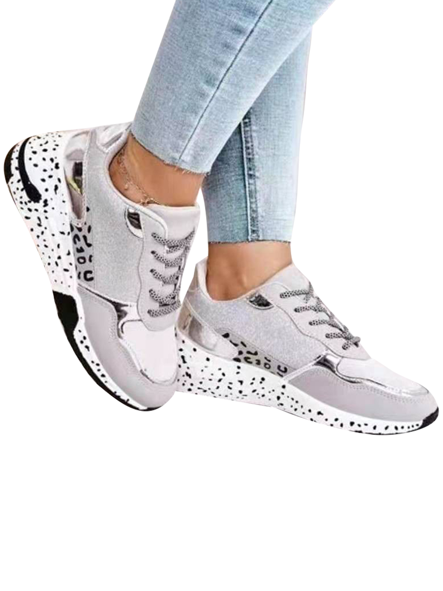 athletic wedge sneakers