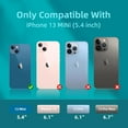 thumbnail image 2 of Compatible with iPhone 13 Mini Case, Liquid Silicone Gel Rubber Cover with Microfiber Lining, Full Body Drop Protection Phone Case for iPhone 13 5.4 Inch(2021), Teal, 2 of 12