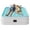 Sky Blue, variant on Twin Air Mattress with Built in Pump,Inflatable High Portable,Blow Up Air Bed for Home,Travel and Guest(Khaki)