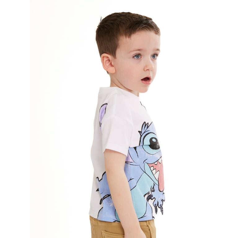 Stitch Toddler Boy Graphic Tees 2 Pack Sizes 2T 5T Walmart
