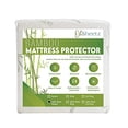 thumbnail image 1 of Oh Sheetz Bamboo Mattress Protectors - Quilted Fitted Mattress Protector - Mattress Cover Stretches Up to 18 Inches Deep - Waterproof and Machine Washable - (Bamboo Top-Protection, Split Head Queen), 1 of 7