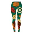 thumbnail image 4 of Thanksgiving Leggings for Women 2025 High Waisted Festive Graphic Breathable Tights Workout Yoga Pants, 4 of 5