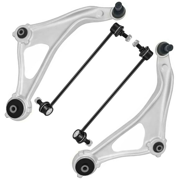 Detroit Axle - 4pc Front End Control Arms Kit for 2013-2014 Nissan Altima, 2 Lower Control Arms with Ball Joints 2 Sway Bar Links Replacement