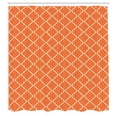 thumbnail image 2 of Ambesonne Geometric Shower Curtain, Simple Monochrome Pattern, 69"Wx75"L, Burnt Sienna, 2 of 4