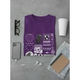thumbnail image 3 of Trendy  Objects Rave Style T-Shirt Men -Image by Shutterstock, Male 3X-Large, 3 of 4