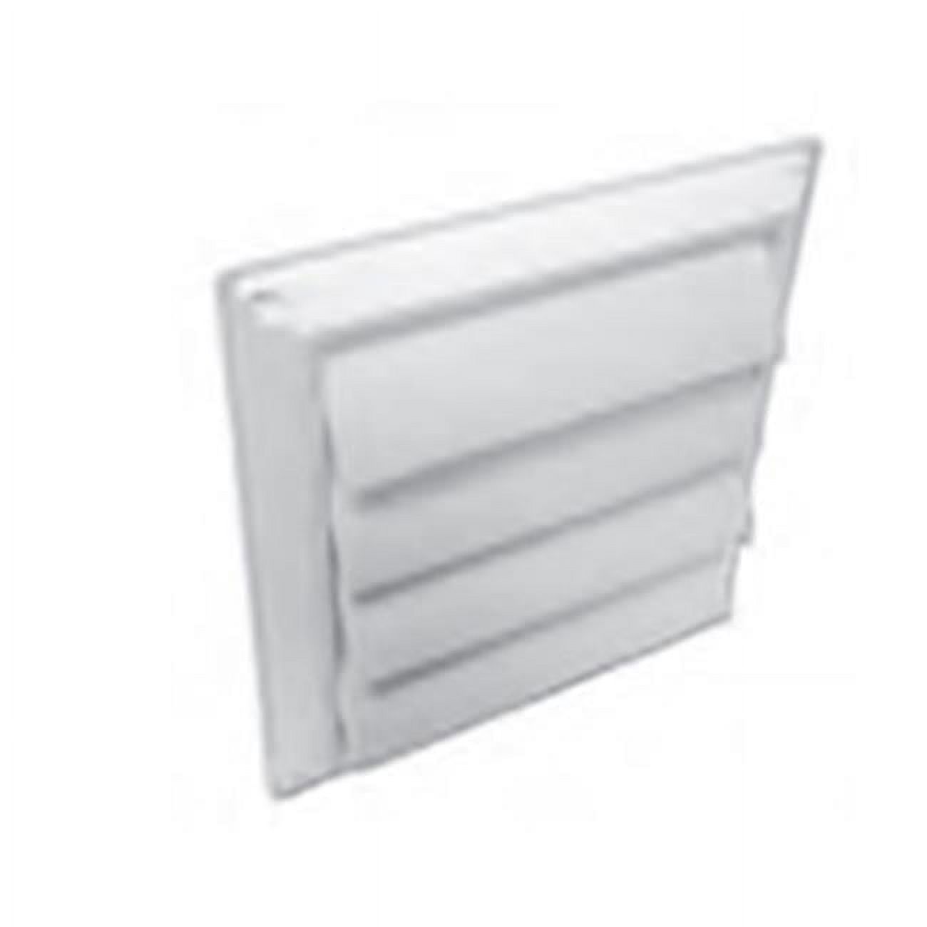Lambro 363W White Plastic Louvered Vent – 8 Inch, For Dryer Or Exhaust, Made In USA