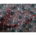 thumbnail image 4 of oneOone Silk Tabby Fabric Leaves & Floral Block Print Sewing Fabric BTY 42 Inch Wide, 4 of 4