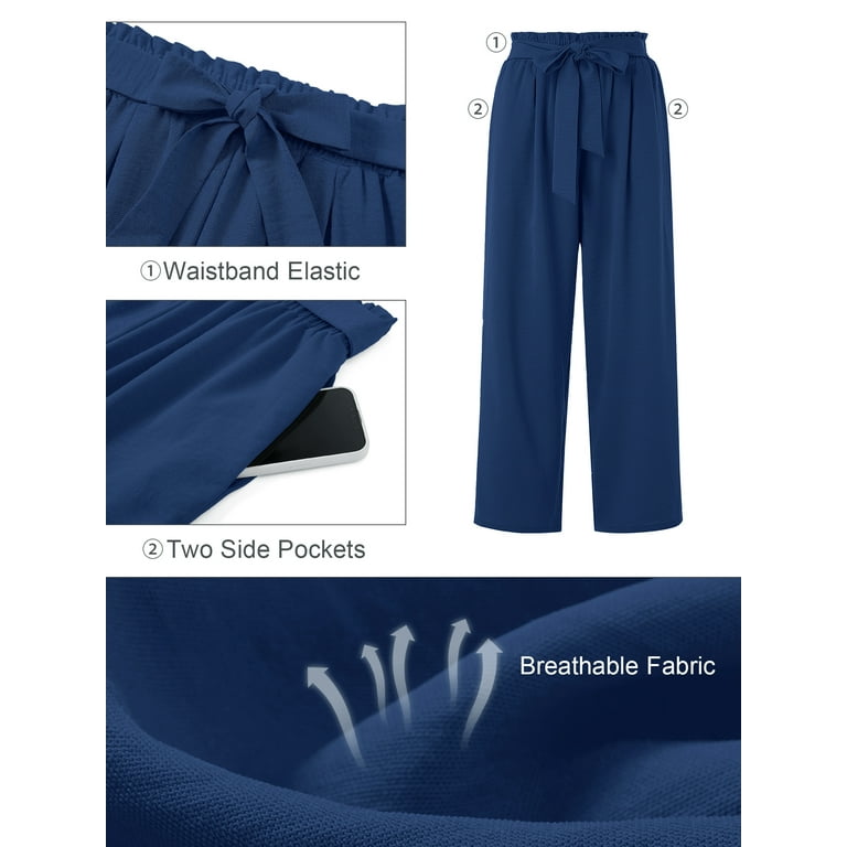 Rrrcliché EX WIDE TROUSERS NAVY Rrrcliché EX WIDE TROUSERS NAVY Terraced Wide Leg Pant in Navy