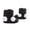 Black-07, variant on Slippers Womens Indoor Slipper Boots for Ladies Girls with Knitted Upper and Bow