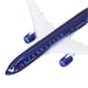 thumbnail image 4 of 1:400 Diecast 787 Airliner Model Alloy Simulated Passenger Plane Model with Stand Home Decoration, 4 of 4