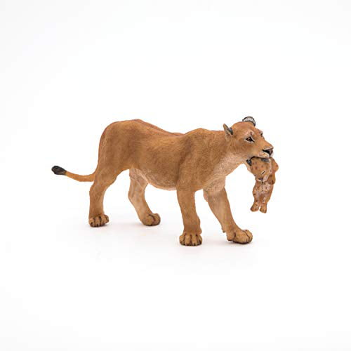 Papo Wild Animal Kingdom Figure, Lioness With Cub 