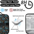 thumbnail image 4 of Game Controller Black Pattern Insulated Lunch Bag with Shoulder Strap and Bottle Holder,Bento School Lunch Bag Box,11x9.5x3.5 Inches, 4 of 5