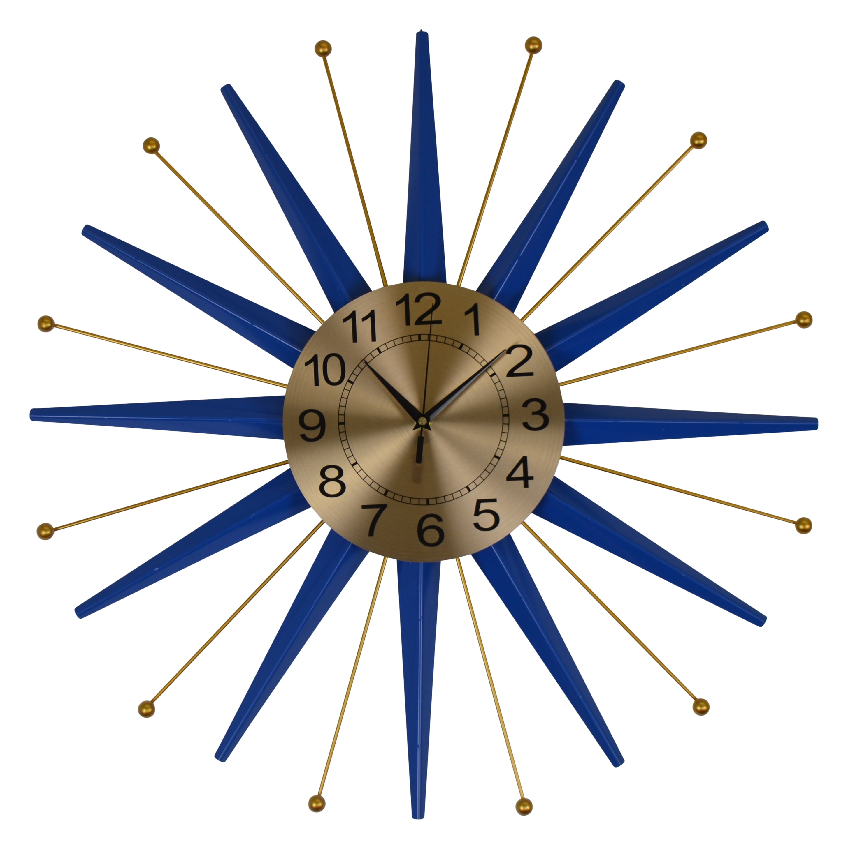 Blue Nautical Star Wall Clock