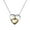 Gold, variant on Heart Shaped Pet Ashes Container Safeguards and Preserve Memories Long-lasting