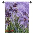thumbnail image 1 of Fine Art Tapestries Irises Monet Wall Tapestry, 1 of 2