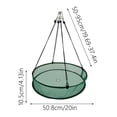 thumbnail image 3 of Bird Catcher Tray, 20" Hanging Bird Feeder Platform, 4" Deep Spill Guard for Outdoor Garden, Heavy Duty Essentials for Backyard Birds Lover Gardener, 3 of 4