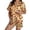 R300-Khaki, variant on RMGVDSD Halloween Pajamas Set for Women 2 Piece Cute Pumpkin Print Short Sleeve Sleepwear Button Down Loungewear Holiday Party Pajama Shorts Sets