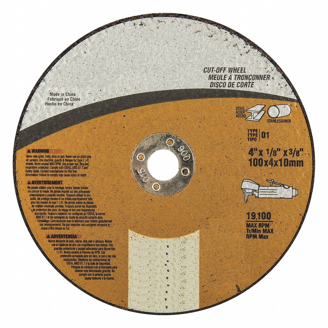 Saintgobain Abrasives Abrasive CutOff Wheel Cutting Steel, Metal