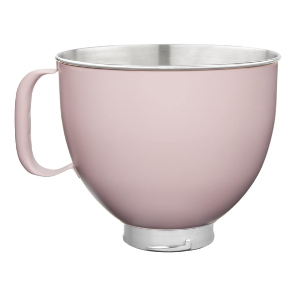 KitchenAid KSM5SSBDR Custom Stand Mixer Bowl, 5 quart, Dried Rose Painted Stainless Steel