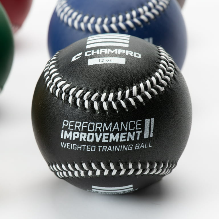 Champro Sports Weighted Training Baseballs Team, Set of 6, 9 In.