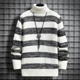 thumbnail image 4 of Suéter de punto para hombre, jersey de manga larga para otoño e invierno, ropa popular coreana para hombre, reseñas, ropa de calle, prendas de punto informales tejidas, 4 of 5