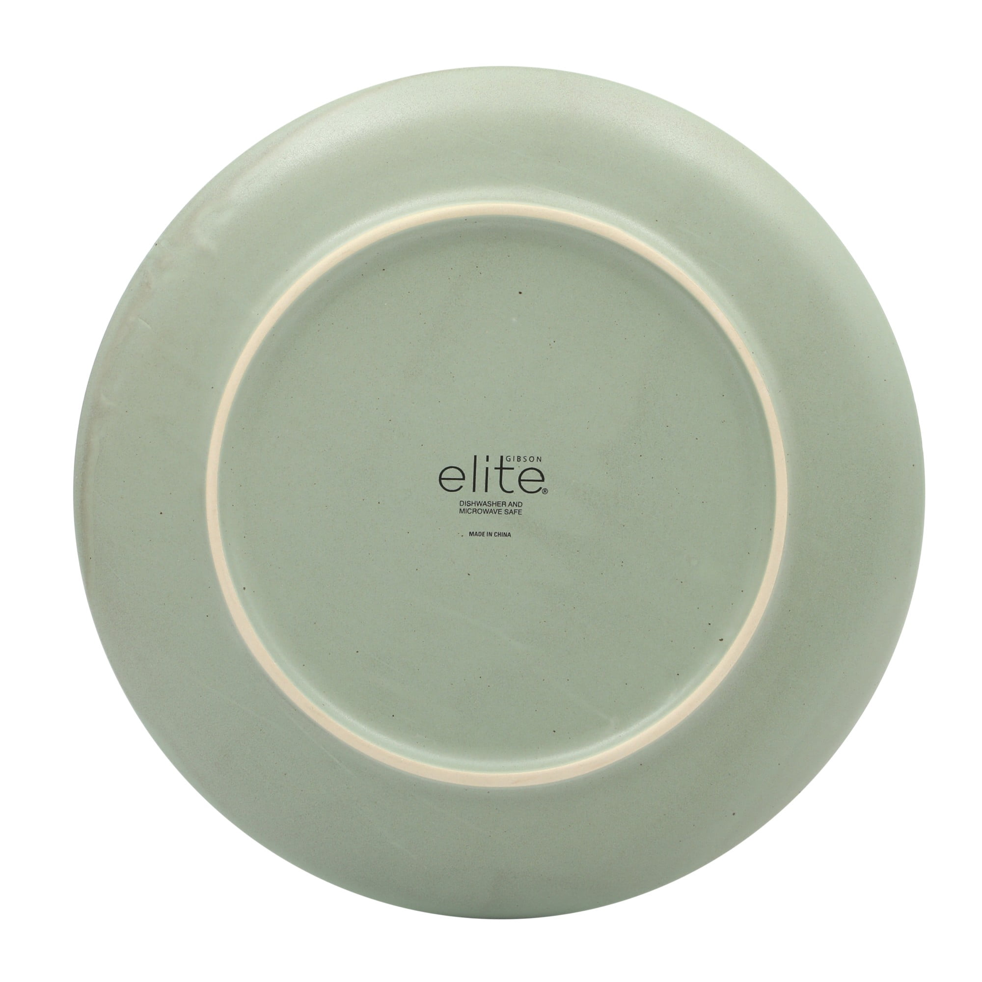 Gibson Elite Clover Hill 12-Piece Stoneware Dinnerware Set - Embossed Reactive Glaze - Service for 4 - Assorted Colors