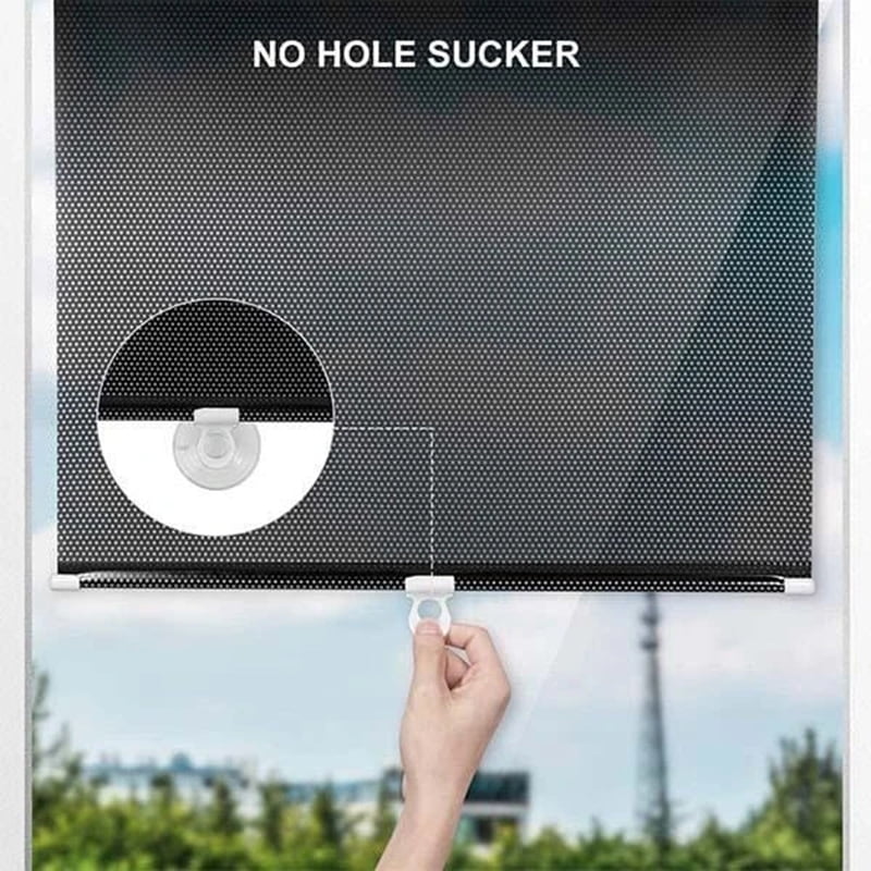 Suction Cup Window Shade Visor No Drilling Car Home Bathroom Sunblind