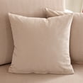 thumbnail image 3 of Solid Suede Nap Cushion Cover Bed Sofa Throw Pillow Case Home Decor (Pillow is not included), 3 of 3