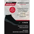 thumbnail image 2 of Dickies Men's Dri-Tech No Show Socks, 6-Pack, Shoe Size 6-12, 2 of 3