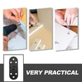 thumbnail image 3 of PENIKOKO 6Pcs Small Hinges Hidden Black Hinges For Craft Projects And DIY Tasks, 3 of 8