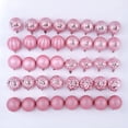 thumbnail image 6 of Holiday Time 40 Count Shatterproof Ornaments- Pink, 6 of 6