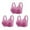 3PCS ——Hot Pink, variant on 3 Pack Bra for Women Plus Size Back Closure Bras Adjustable Strappy Breathable Sports Bra No Underwire Wirefree Push Up Bra for Senior XXL:38C/38D/38DD;40A/40B/40C