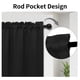 thumbnail image 2 of Cortina Opaca para Puerta Easy-Going 132x183 cm Negra, 2 of 7