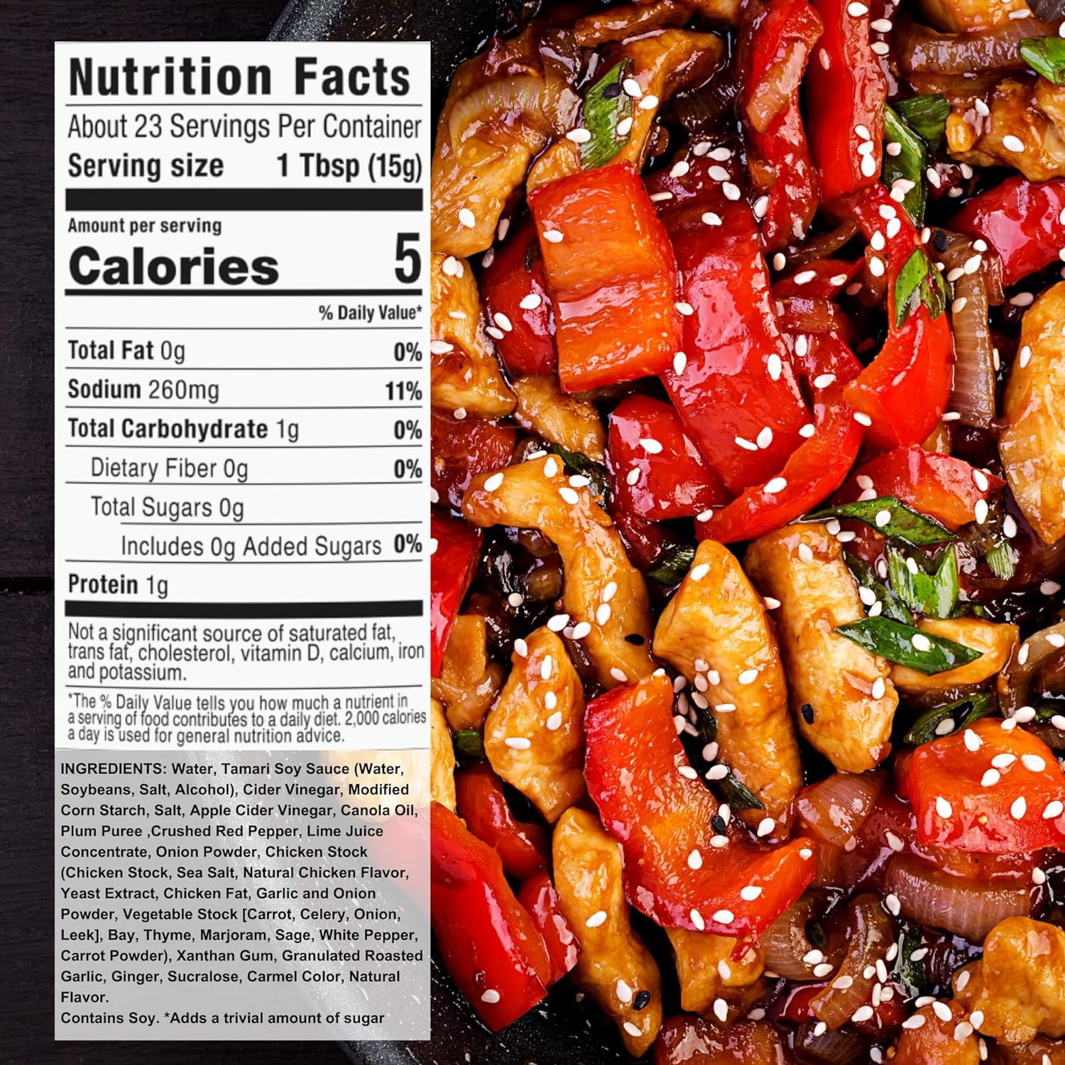 Sugar Free, General Tso Sauce - Stir Fry Sauce, Gluten Free, No High Fructose, No Artificial Preservatives - 12 Oz (3-Pack)