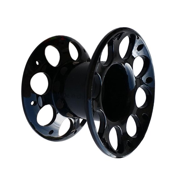 Lightweight diving reel spool line holder for freediving Black