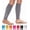 Solid Grey, variant on Graduated Compression Calf Sleeves, 20-30mmHg, Circulation & Recovery Support, Men & Women