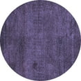 thumbnail image 1 of Ahgly Company Indoor Round Abstract Blue Modern Area Rugs, 4' Round, 1 of 4