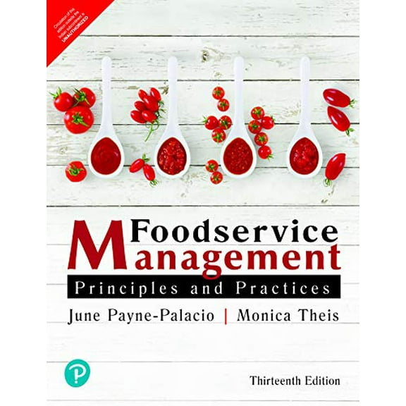 Pre-Owned Foodservice Management: Principles And Practices, 13Th Edition, 9789353066987, 9353066980, Paperback, 13th edition