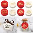 thumbnail image 2 of Etiquetas de regalo de Feliz Navidad, tarjetas de papel redondas, etiquetas de embalaje de galletas de caramelo, etiquetas de Noel, decoración de regalo de Navidad, 50-100 piezas, 2 of 4