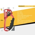 thumbnail image 1 of Hand Ascender Rock Climbing Equipment Climbing Clamp Rappelling Gear Equipment Rope Clamp For Mountaineering Caving 8-12mm Rope right hand, 1 of 8