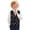 Black White Paw Prints, variant on No Stuffy Sweating Kids Formal Waistcoat for Holiday Casual Polyester Skin-Friendly Boys Formal Suit Vest, Rainbow Paw Print
